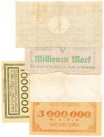 Németország / Weimari Köztársaság / Drezda 1923. 25.000M - 3.000.000M (5xklf) T:III,III-
Germany / W...