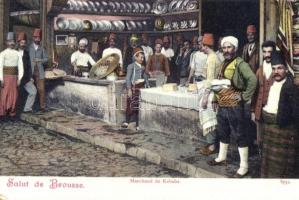Bursa, Brousse; Marchand de Kebabs / kebabs merchant