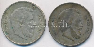 1947. 5Ft Ag "Kossuth" (2x) T:2-,3
Adamo F8.1
