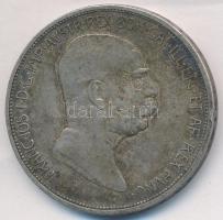 Ausztria 1908. 5K Ag "Jubileum" T:3
Austria 1908. 5 Corona Ag "Jubilee" C:F