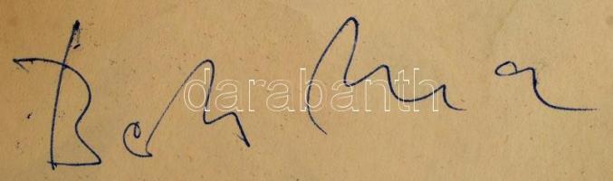 Korda György és Berkes Mária dedikált fotója