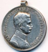 1917. "Ezüst Vitézségi Érem II. osztálya" jelzetlen Ag kitüntetés mellszalag nélkül. Szign.: Kautsch T:2- Hungary 1917. "Silver Gallantry Medal, IInd Class" Ag decoration without hallmark and ribbon. Sign.: Kautsch C:VF