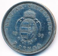 1935. 2P Ag "Pázmány" T:2 Adamo P7.1