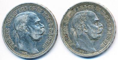 1915. 1K Ag "Ferenc József" (2x) T:2-