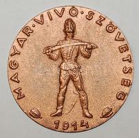 1914. "Magyar Vivó Szövetség-Hadik huszár" fém emlékérem, díszdobozban T:2