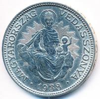 1938. 2P Ag "Madonna" T:2,2-
Unger: 1511., Adamo P7