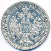 Ausztria 1872. 10Kr Ag "Ferenc József" T:2 Austria 1872. 10 Kreuzer Ag "Franz Joseph" C:XF Krause KM#2206