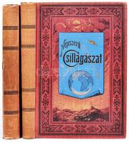 FLAMMARION, Camille: Népszerű csillagászat. Az égbolt egyetemes leírása. 1-2. kötet. (Teljes.) Ford. Hoitsy Pál. Harmadik, átjavított, átdolgozott és bővített kiadás. Bp., 1900. Pallas. 344 ábrával, 4 színnyomattal és 4 csillagászati térképpel. Díszes, aranyozott kiadói egészvászon kötésben. A 2. kötetben pár lap kijár.