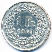 Svájc 1963. 1Fr Ag T:2 Switzerland 1963. 1 Franc Ag C:XF