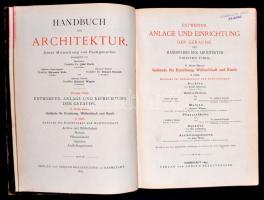 Durm, Josef dr., Hermann, Ende, Schmitt, Eduard dr.: Handbuch der Arhitektur. Viertel Theil. Entwerf...