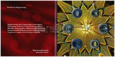 2012. 5Ft-200Ft 6db-os elsőnapi veret forgalmi sor dísztokban "Magyarország Alaptörvénye" ...