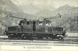 Locomotive électrique du Simplon / electric locomotive in Simplon