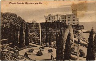 Trieste, Castello Miramare / castle, garden (fl)