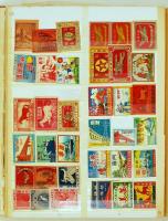 cca 1950-1970 Több ezer darabos gyufacímke-gyűjtemény nagyrészt magyar, kisebb részt külföldi (angol...