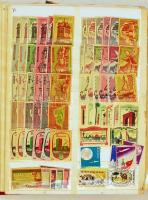 cca 1950-1970 Több ezer darabos gyufacímke-gyűjtemény nagyrészt magyar, kisebb részt külföldi (angol...