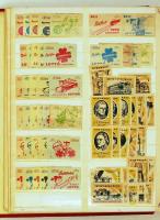 cca 1950-1970 Több ezer darabos gyufacímke-gyűjtemény nagyrészt magyar, kisebb részt külföldi (angol...