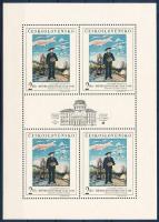 PRAGA nemzetközi bélyegkiállítás kisív, PRAGA International Stamp Exhibition minisheet