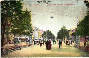 Berlin, Unter den Linden, Mittel-Allee