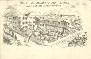 Merano, Meran; Hotel and Restaurant Schönau (EB)