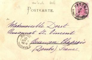 1901 Salzburg, Enthüllungsfeier des Kaiserin Elisabeth Denkmal / unveiling of the Elisabeth staue (E...