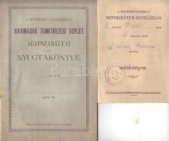 1900 A Hódmezővásárhelyi Harmadik Temetkezési Egylet alapszabályai és nyugtakönyve