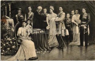 Wilhelm II, Augusta Victoria of Schleswig-Holstein, Wilhelm, German Crown Prince, family, christening, II. Vilmos és családja