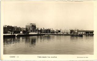 Cádiz, pier (probably a piece from a leporello)