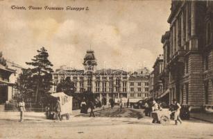 Trieste, Piazza Francesco Giuseppe I / square (EK)