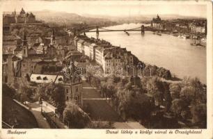 Budapest, Duna, Királyi vár, Országháza (Rb)