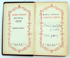 Móra Ferenc: Könnyes könyv. - - munkái. Jubileumi díszkiadás. Bp., (1935) Lantos RT. Kiadói aranyozo...