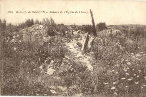 4 db RÉGI francia városképes lap; Verdun, Vorges, Metzeral / 4 old French town-view postcards; Verdu...