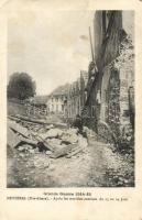 4 db RÉGI francia városképes lap; Verdun, Vorges, Metzeral / 4 old French town-view postcards; Verdu...