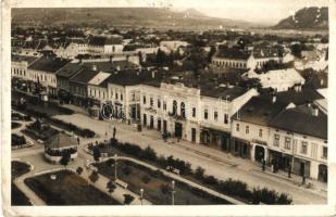 Máramarossziget, utca, Weisz üzlete / street, shops photo 'vissza' So. Stpl (EK)