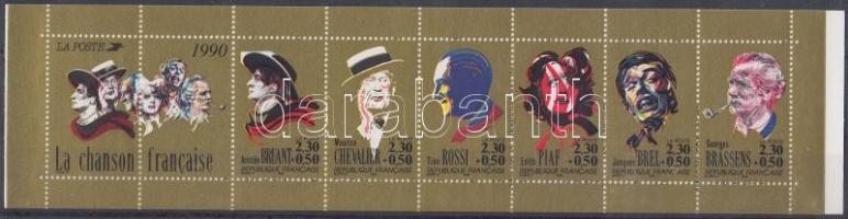 Crooners stampbooklet, Sanzonénekesek bélyegfüzet