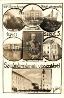 1940 Szatmárnémeti visszatért, Katolikus főgimnázium, Pannónia szálló, Horthy / grammar school, hotel, Horthy