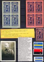 A Székely Hadosztály fogazott és vágott ívei többféle színben és a parancsnok életútja, valamint az ...