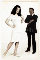 Vámosi János és Záray Márta közös képe, rajta aláírásukkal