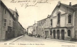 Epinal, La Synagogue et la Rue de lAncien Hospice / synagogue, old hospice (EB)
