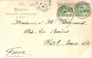 Langenschwalbach, Bad Schwalbach; clover litho