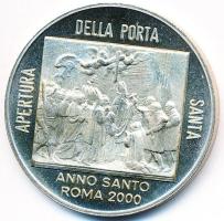 Vatikán 2000. "II. János Pál pápa / Szentév" ffém emlékérem (34mm) T:PP Vatican 2000. "Pope John Paul II / Holy Year" white metal medallion (34mm) C:PP