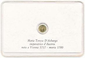 Ausztria DN "Mária Terézia" Au modern mini pénz laminált díszcsomagolásban (0.2g/0.333/11m...