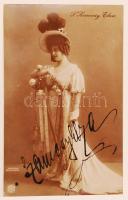 S.Szamosy Elza aláírása fotólapon