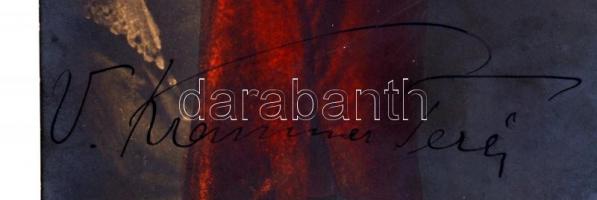 Krammer Teréz(1868-1934) opera-énekesnő aláírása fotólapon