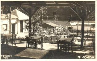 Sikonda, étterem terasz