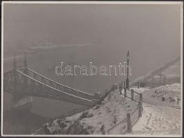 Szabadsághíd. Régi fotó. 17,5x24cm