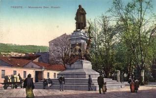 Trieste, Monumento Dom. Rossetti / statue (EK)