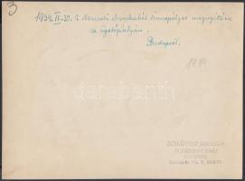 1934 A nemzeti munkahét ünnepélyes megnyitása az ügetőpályán. Régi fotó. Jelzett: Schaffer fotószalo...