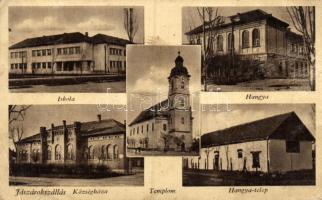 Jászárokszállás, Iskola, Hangya, Községháza, templom, Hangya telep (EK)
