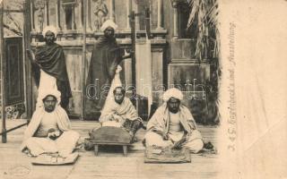 Hagenbeck's ind. Ausstellung / Indian folklore, mechants (EB)
