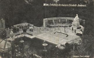Vienna, Wien; I. Enthüllung des Kaiserin Elisabeth Denkmal / Revealing of the statue (EK)